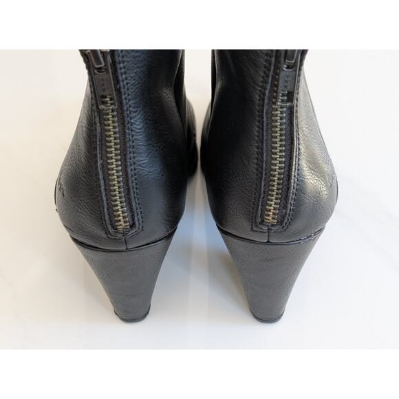 b.o.c. Born Concept Epsom Black Wedge Ankle Booties - Size 10M Vegan Leather - Picture 11 of 12
